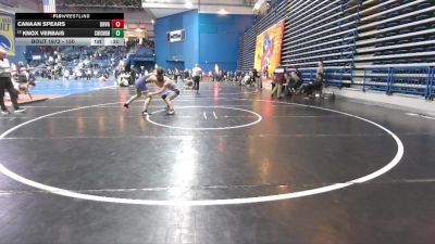 150 lbs Cons. Round 4 - Canaan Spears, Union vs KNOX VERBAIS, Bethalto (Civic Memorial)