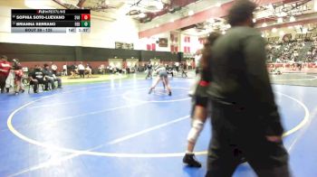 125 lbs Champ. Round 1 - Brianna Serrano, Redlands vs Sophia Soto-Luevano, Silverado