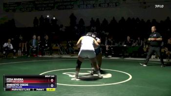 235 lbs 1st Place Match - Eniekeye Osede, Cerritos College vs Itzia Rivera, Santa Ana College