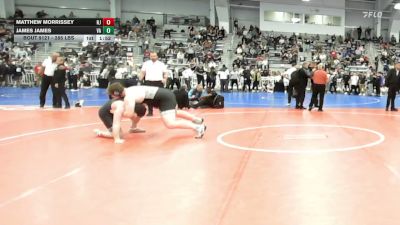 285 lbs Quarterfinal - Matthew Morrissey, NJ vs James James, VA