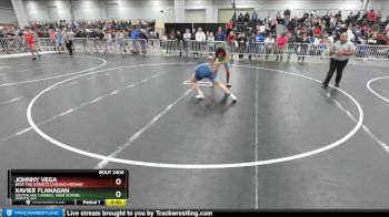 132 lbs Cons. Round 2 - Xavier Flanagan, Southlake Carroll High School Wrestling vs Johnny Vega, Beat The Streets Chicago-Midway