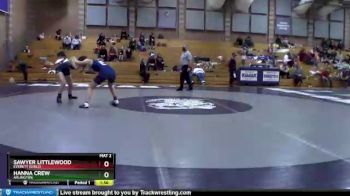 125 lbs Quarterfinal - Hanna Crew, Arlington vs Sawyer Littlewood, Everett (Girls)