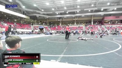 72 lbs Quarterfinal - Cooper Schwartz, Tiger vs Jaxx Schwartz, WTC