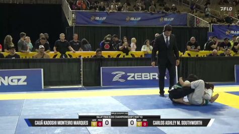 Cauã Kadoshi Monteiro Marques vs Carlos Ashley M. Southworth 2026 Pan Kids Jiu-Jitsu IBJJF Championship