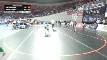 5A Boys 150 lbs Quarterfinal - Jaxon Godley, Crater Boys vs Felipe Chavez, McKay Boys