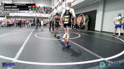 70 lbs Round Of 16 - Mason Londo, Keystone Kids Wrestling Club vs Kyrin Robinson, HURRICANE WRESTLING ACADEMY