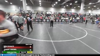 182 lbs Quarterfinal - Zakery Wrobel, WI vs Ben Schultz, MN