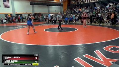 155 lbs Cons. Round 1 - Kendall Jensen, Solon vs Lecet Quiroz, Columbus/WMU