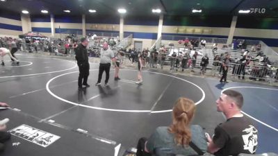 64 lbs Consi Of 8 #2 - Martha Alvarado, Southwest Stallions WC vs Madilynn Lensegrav, Askeo International Mat Club