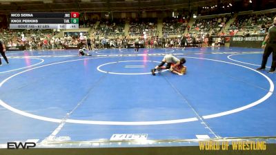 67 lbs Consi Of 8 #2 - Nico Serna, Juggernaut Wrestling Club vs Knox Perkins, Tahlequah Wrestling Club