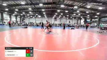 220 lbs Prelims - Zach Howard, Team Barracuda vs Josh Sarasnick, Quest School Of Wrestling Black