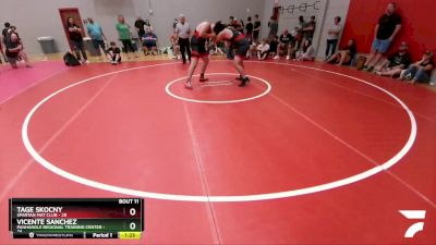 285 lbs Round 4 (6 Team) - Vicente Sanchez, Panhandle Regional Training Center vs Tage Skocny, Spartan Mat Club