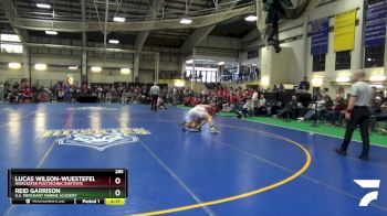 285 lbs 7th Place Match - Reid Garrison, U.S. Merchant Marine Academy vs Lucas Wilson-Wuestefeld, Worcester Polytechnic Institute