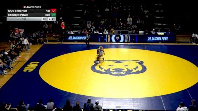 157 lbs Daishun Powe, Northern Colorado vs Jude Swisher, Penn