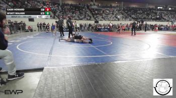 100 lbs Consi Of 8 #1 - Cash Howard, Coweta vs Wyatt Walker, Altus JH