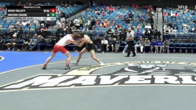 113 lbs Consi Of 16 #1 - Nash Gillett, Mountain View AZ vs Holten Crane, Bishop Kelly