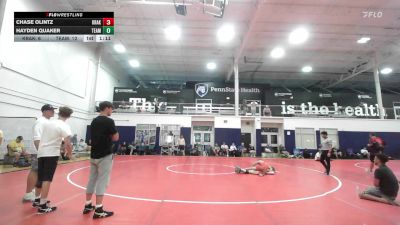 122 lbs Rr Rnd 3 - Chase Olintz, Kraken Blue - HSCB vs Hayden Quaker, Team Nauman Wrestling Club Funky - HSCB