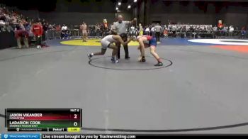 6A - 195 lbs Quarterfinal - Jaxon Vikander, Manhattan vs Ladarion Cook, Shawnee Mission East