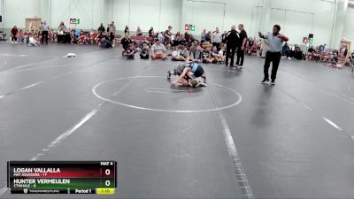 60 lbs Round 1 (8 Team) - Logan Vallalla, Mat Assassins vs Hunter Vermeulen, CTWHALE