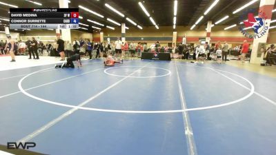144 lbs Round Of 16 - David Medina, 3F Wrestling vs Connor Surrette, Cardinal Wrestling Club