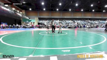 60 lbs Consi Of 8 #1 - Ezekiel De Luna, Daniel Cormier Wrestling Academy vs Copper Dewey, Tulsa Blue T Panthers