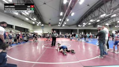 85 lbs Quarterfinal - Luke Longo, Washington Twp. Minutemen MS vs Porter Hall, Maine Hammahs MS