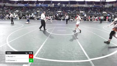 143 lbs Consolation - Imran Murad, Millard West vs Ian O'Connor, Illini Bluffs