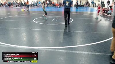 80 lbs Semis (4 Team) - August Kruse, Centennial vs Brooklyn Binsfeld, Paynesville