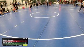 60 lbs Cross Bracket (8 Team) - Ryder Robison, Black Fox Wrestling Team 1 vs Tru Kliment, Kearney Matcats - Gold