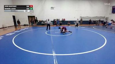 160-169 lbs Round 3 - Manuel Lucio, Gering Middle School vs John Martinez, Torrington Middle School