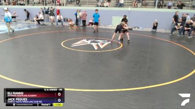 86 lbs Final - Eli Manns, Interior Grappling Academy vs Jack Pegues, Juneau Youth Wrestling Club Inc.