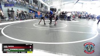 58 lbs Cons. Semi - Daniel Sundberg Sundberg, Trailblazer vs Axel Tafoya, SlyFox