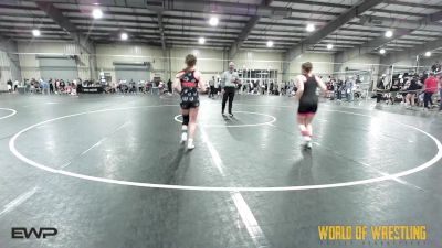98 lbs Quarterfinal - Kenleigh Henry, Powerhouse Comanche OK vs Peyton Eklund, Hastings Wrestling Academy