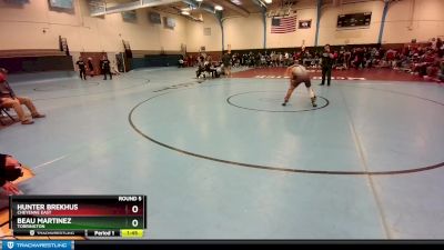 130-130 lbs Round 5 - Beau Martinez, Torrington vs Hunter Brekhus, Cheyenne East