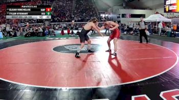 6A 190 lbs Cons. Round 1 - Tyler Stewart, Rigby vs Elijah Kincheloe, Nampa