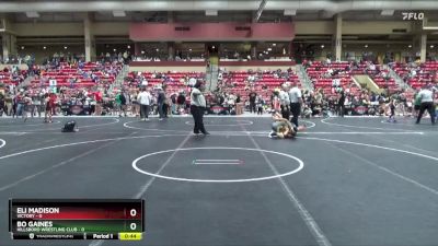 90 lbs Quarterfinal - Bo Gaines, Hillsboro Wrestling Club vs Eli Madison, Victory