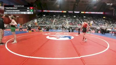 2A-150 lbs Cons. Round 2 - Chayce Buckner, Moorcroft vs Trafton Riley, Hulett