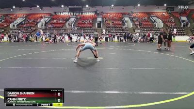 140 lbs Cons. Round 5 - Darion Shannon, Somerset vs Canin Fritz, Burnett Trained Wrestling