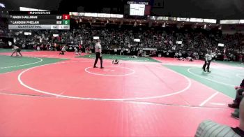 55 lbs Quarterfinal - Landon Phelan, WSW1 vs Nash Hallman, MLW2