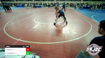 105 lbs Round Of 16 - Gabe Nunn, Marlow Outlaws vs Joshua Compton, Keystone Wrestling Club