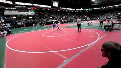 108 lbs Champ. Round 2 - Riley White, EMPA vs Connor Brown, NA