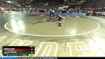 1 lbs Semifinal - Jeshua Cwik, Liberty (Spangle) vs Hayden Queen, Forks