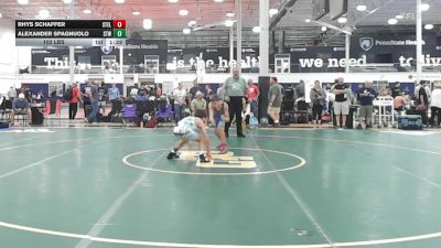 102 lbs Quarterfinal - Rhys Schaffer, Steller Trained Seripas - HSC vs Alexander Spagnuolo, Shore Thing - HSC
