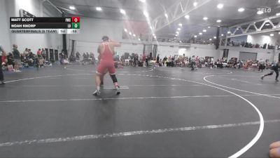 285 lbs Quarterfinals (8 Team) - Matt Scott, Freakztyle Wrecking Crew vs Noah Knorp, Lost Boys