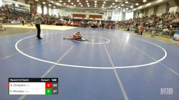 102 lbs Round 2 (3 Team) - Paul Minckler, Gouverneur Sr HS vs Santiago Chrisjohn, Saugerties Sr HS
