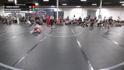 68 lbs Cons. Semi - Arman Bassiri, Unattached vs Ryan Mickendrow, Triumph