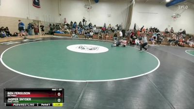 175B Quarterfinal - Jasper Snyder, Wind River vs Ben Ferguson, Big Piney