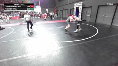165 lbs Cons. Round 5 - Connor Katelhut, Victory School Of Wrestling vs Hunter Wall, River Ridge