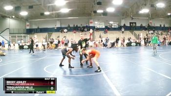 105 lbs Champ. Round 3 - Brody Ashley, Michigan West Wrestling Club vs Teequavious Mills, Roundtree Wrestling Academy