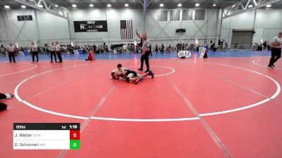 85 lbs Final - Jaxson Weber, Js74 vs Dominic Schuman, Mat Assassins Wrestling Club